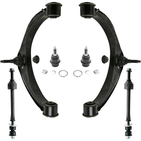 Detroit Axle - 4WD Front Upper Control Arms w/ Ball Joints   Sway Bars Replacement for 2009-2018 Dodge Ram 1500
