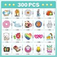 thumbnail image 2 of 300 Pcs Pegatinas Lindas para Niños, Botellas de Agua, Laptop, Skate, Álbum de Recortes, Kawaii, Maestros, Computadoras, Hydroflask, Paquete Mixto Pegatinas Impermeables para Adolescentes, Niñas, Niño, 2 of 3