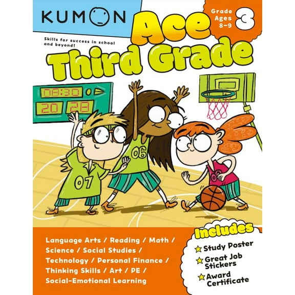 Kumon Ace Third Grade, (Paperback)