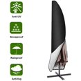 thumbnail image 3 of Housse de Protection pour Parasol Déporté Parasol Oxford Imperméable Noir, 3 of 6