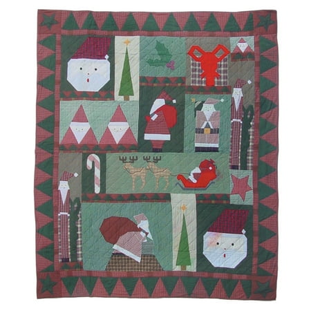 Patch Magic QQKSKR Kris Kringle, Quilt Queen 85 x 95 inch