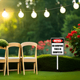 thumbnail image 4 of Kurmntregon No Dumping Sign With Stake No Dumping Yard Sign No Dumping Tires In Dumpster Yard Sign 0.4 Aluminum Garden Ground Sign Porch Farmhouse Neighbor Ranch Farm Courtyard, 4 of 7