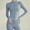 Blue, variant on Yuwull Women'S Yoga Athletic Zip Up Long Sleeve Slim Sports Gym Training Workout Running Top Jacket