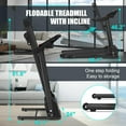thumbnail image 5 of SUWU Folding Treadmills for Home with Bluetooth and Incline, 2.5HP Portable Running Machine Electric Compact Treadmills Foldable for Exercise Home Gym Fitness Walking Jogging, 5 of 6