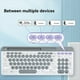 thumbnail image 3 of Teclado y Ratón Inalámbricos Combo Teclado Portátil Bluetooth Colorido Recargable Silencioso para Tablet Laptop Desktop, 3 of 5