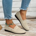 thumbnail image 5 of CHICVOMEY Knit Mesh Loafers for Women Slip On Ballet Flats Round Toe Flats with Cushion Insole Flats for Women Casual Work, 5 of 6