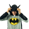 thumbnail image 3 of Batman Superhero Men's Onesie Costume Union Suit With Cape & Hood-XL, 3 of 7