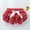 Red, variant on Infant Girls Casual Comfort Daily Wear Bowknot Ruffle Dot Print Shorts Baby Girls Classic Solid Color Short Pant