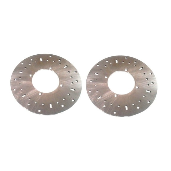 Front Brake Rotors for Polaris 5244314, Left & Right, Stainless Steel, Set of 2, Optimal Braking