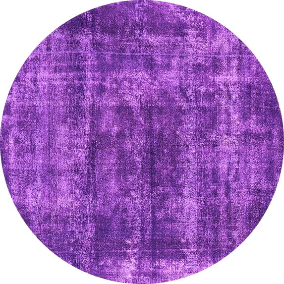 Ahgly Company Indoor Round Persian Pink Bohemian Area Rugs, 6' Round
