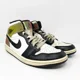 thumbnail image 2 of Ni - ke Ni - ke Mens Air Jordan 1 Mid DM7802-100 White Basketball Shoes Sneakers Size 8.5, 2 of 5