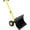 Black&Yellow, variant on Heavy Duty Snow Pusher with Wheels, 29.1" Wide Carbon Steel Blade, Adjustable Angle & Height for Driveway, Deck, and Garden Snow Removal