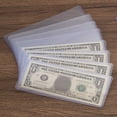 thumbnail image 6 of Uxcell Bill Money Holders, 50Pcs Top-Insert Currency Holder, 6.8 x 3" Blue, 6 of 6
