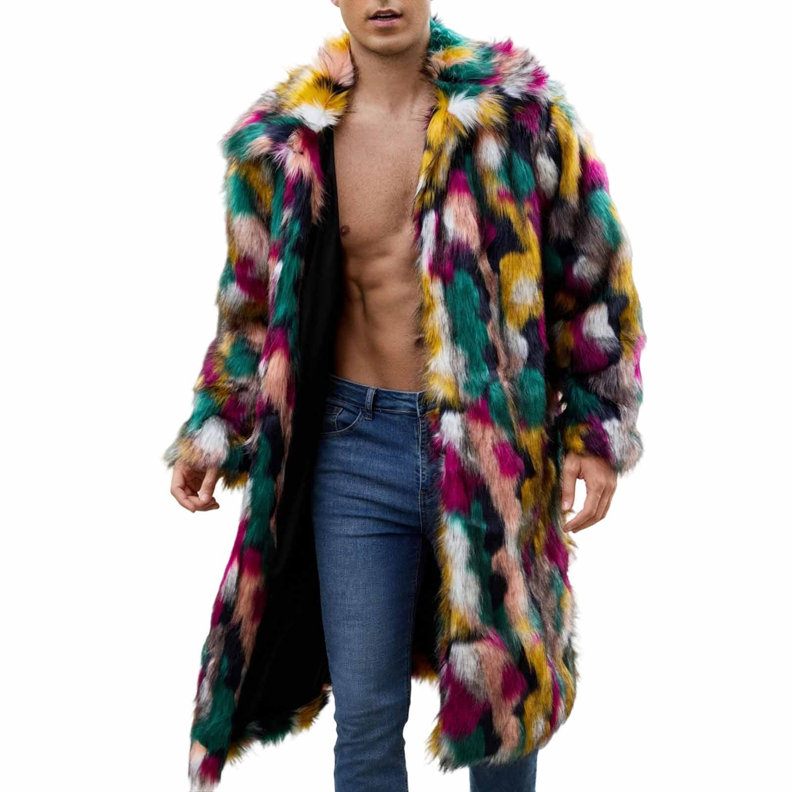 ジャケット/アウター room306 Mix Color Midi Fur Coat