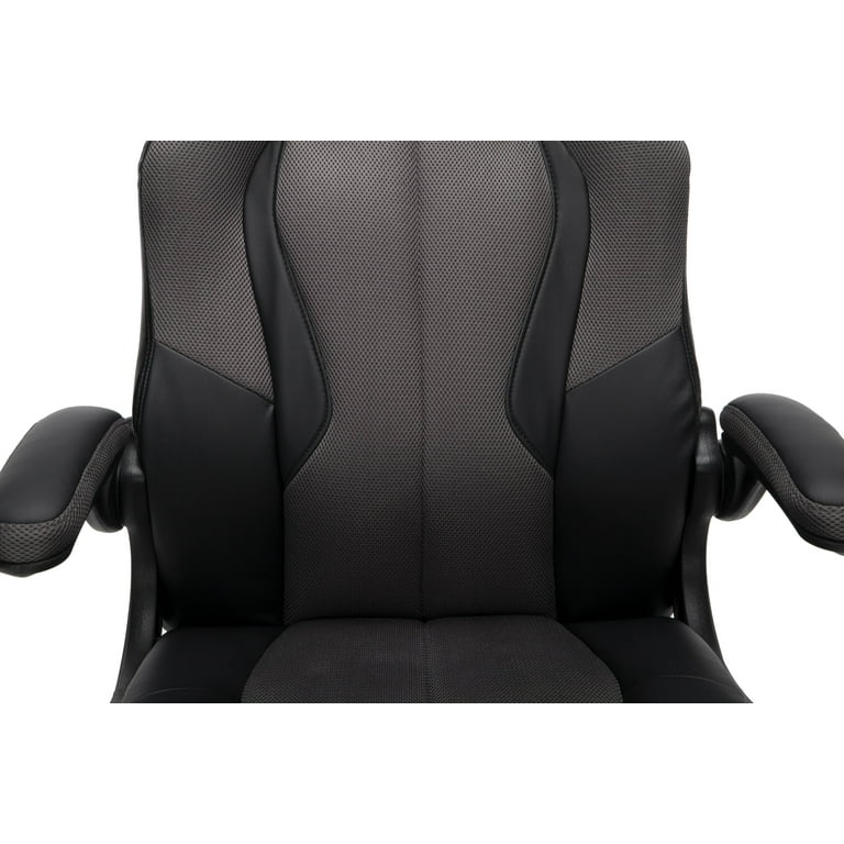 New) OFM Essentials Collection High-Back Racing Style Bonded Leather Gaming  Chair, in Gray (ESS-3086-GRY) - Discount Depot