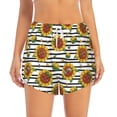 thumbnail image 2 of Goofa Cute Sunflowers Printed Women 2 in 1 Running Shorts,Quick Dry Athletic Workout Shorts,High Waisted Athletic Shorts with Liner Pockets-Medium, 2 of 9