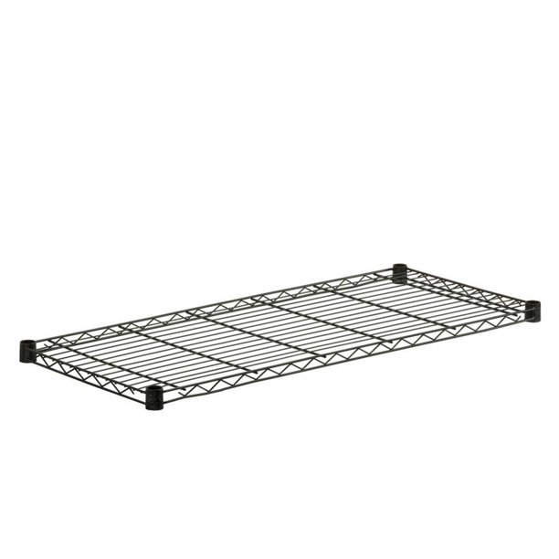 Honey Can Do Steel Wire Shelf with 350lb Capacity, Black