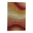 thumbnail image 4 of Hand-tufted Wool Orange Contemporary Abstract Desert Rug, 4 of 5