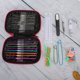 thumbnail image 5 of Juego de 100 agujas para tejer suéteres, 22 agujas de crochet de metal, kit de herramientas de costura con accesorios de bricolaje Rosy, 5 of 12