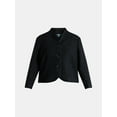 thumbnail image 5 of Terra & Sky Women's Plus Cocoon Jacket, Midweight, Sizes 0X-5X, 5 of 5
