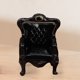 thumbnail image 5 of Modelo de sofá de casa de muñecas a escala 1:6, muebles en miniatura, accesorios para casa de muñecas con sillón. negro, 5 of 8