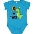 thumbnail image 3 of Inktastic 2nd Birthday Dinosaur 2 Year Old Boy Boys or Girls Baby Bodysuit, 3 of 5