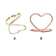 thumbnail image 5 of Naiovety Portatarjetas de Metal en forma de corazón, reutilizable, decorativo, para de oficina, tarjetas de nombre, Memo, menú, nota, Kits de decoración para fiestas Oro rosa, 5 of 6