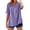 A1 Purple, variant on Linen Tops for Women Cotton Linen Tops Solid Color Pullover Shirts 2026 Vacation Fashion Clothes Summer Tops for Women Office Work Tops Oversized Tshirts Gauze Shirts Casual Blouses M
