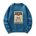 thumbnail image 1 of Suéter de otoño e invierno con estampado de gato de Navidad para hombres y mujeres Suéter suelto Top Pompotops  oipoqjl18286, 1 of 4