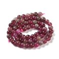 thumbnail image 4 of Natural Watermelon Tourmaline Bead Strands Round Dyed 6mm Hole: 1mm about 66~67pcs/strand 14.76~14.96 inch(37.5~38cm), 4 of 5