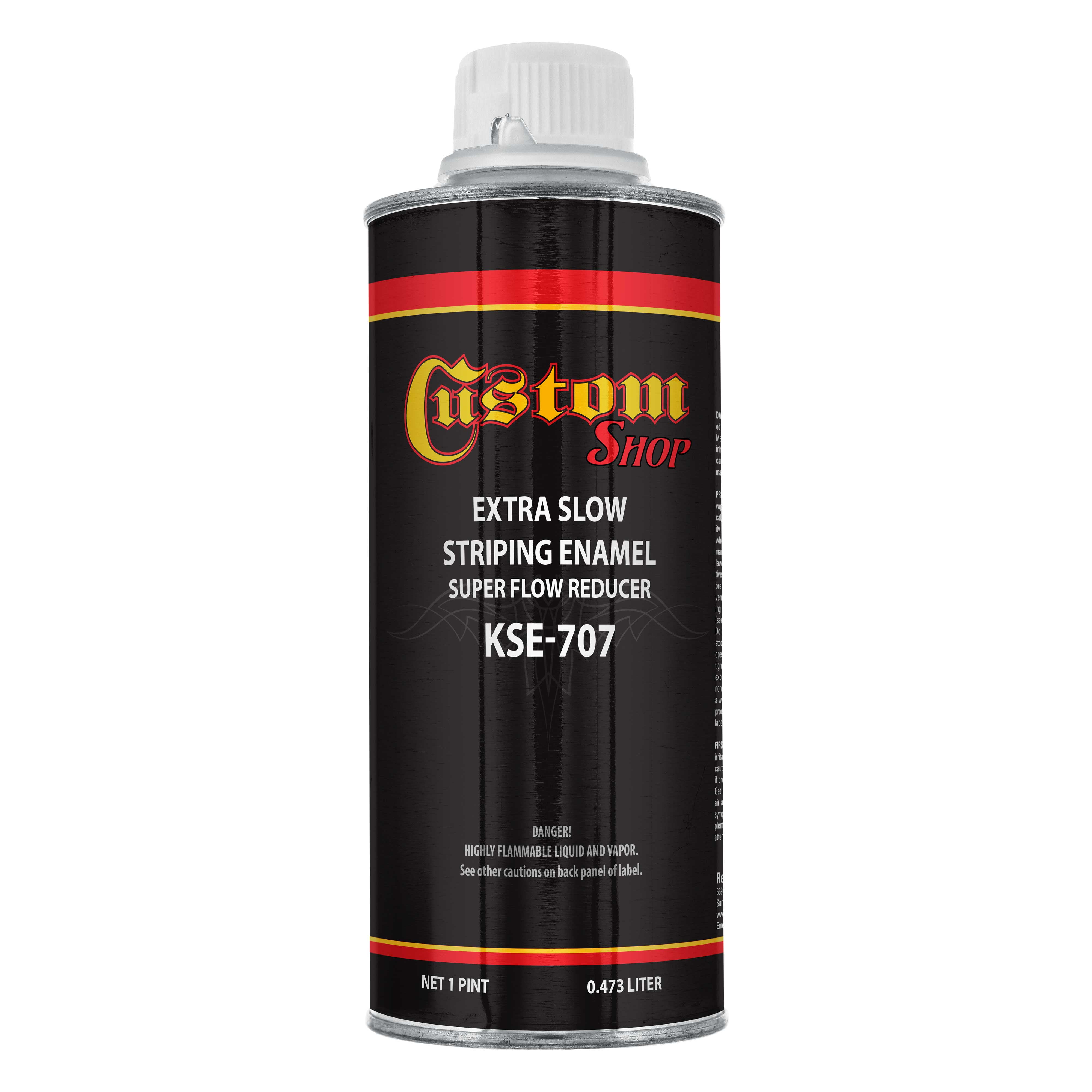 Custom Shop Extra Slow Striping Enamel Super Flow Reducer, 1 Pint