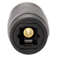 thumbnail image 2 of 2X Toslink Adapters (Toslink Female connector to Female connector), Extension for Toslink Optical digital audio cable (TOS cable), S/PDIF cable, 2 of 5