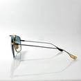 thumbnail image 3 of Dita ALKAMX DT DTS100 Metal Unisex Aviator Sunglasses Black Rhodium/Yellow Gold 61mm Adult, 3 of 4
