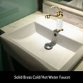 thumbnail image 2 of Oubit Robinet d'Eau Robinet Mitigeur en Laiton Solide Mitigeur à une Poignée, 2 of 9