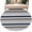Navy blue, brown, gray, variant on Area Rug for Living Room, Blue Brown Striped Non-Slip Indoor Large Carpet for Bedroom/Dining Room, Farmhouse Stripes Modern Abstract Art Washable Low-Profile Floor Mat Runner Rugs - 2.7 x 5 Ft