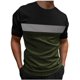 thumbnail image 1 of Tops para hombre, blusas y camisas de cuello redondo y manga corta para hombre, camisetas casuales de verano para hombre, camisetas de cuello redondo con bloques de color y manga corta, camisetas depo, 1 of 3