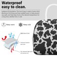 thumbnail image 3 of Insulated Lunch Bag for Women, Floral Print Oxford Fabric Lunch Box, Leakproof Thermal Cooler Tote for Work, School & Picnic, Leopard Animal Print, 3 of 5