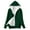 green, variant on JSKUMAR Women‘s Thermal Sherpa Fleece Lined Hooded Coat Long Sleeve Zip up Kangaroo Pocket Solid Warm Jacket Purple M