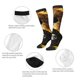 thumbnail image 3 of Balery Yin Yang Calcetines novedosos Calcetines deportivos Calcetines hasta la rodilla Calcetines de algodón Calcetines originales y geniales, 3 of 6