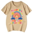 thumbnail image 4 of T-shirt Décontracté à Manches Courtes pour Filles avec Imprimé de Dessin Animé Adorable, Col Rond, Léger, Haut d'Été pour Usage Quotidien, 4 of 4