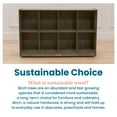 thumbnail image 6 of ECR4Kids 8-Compartment Mobile Backpack Storage Cabinet, Classroom Furniture, Grey Wash, 6 of 9