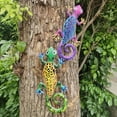 thumbnail image 6 of JINSIJU Gecko Shaped Wall Decoration Wrought Iron Hollowed Hanging Craft, 6 of 7