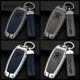 thumbnail image 4 of For BYD Song A 4 buttons Car Remote Fob Holder Keychain Car Accessories Zinc alloy+leather Key Case Cover, 4 of 10