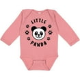 thumbnail image 3 of Inktastic Little Panda Boys or Girls Long Sleeve Baby Bodysuit, 3 of 5