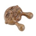 thumbnail image 3 of Sandalwood Facial Massage Comb Small Tiger Multipurpose Wooden Massage Comb for Neck Eye Nose Face, 3 of 5
