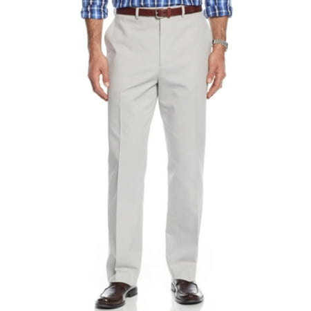 Stone Dress Clip - Michael Kors Men's Cotton Dress Pants Stone 32Wx32L