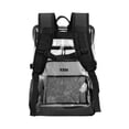 thumbnail image 3 of MIER Clear Backpack Transparent See Through Bookbag Heavy-Duty School Bag, 12L & 24L, 3 of 6