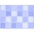 thumbnail image 1 of Ahgly Company Indoor Rectangle Checkered Blue Modern Area Rugs, 7' x 10', 1 of 4