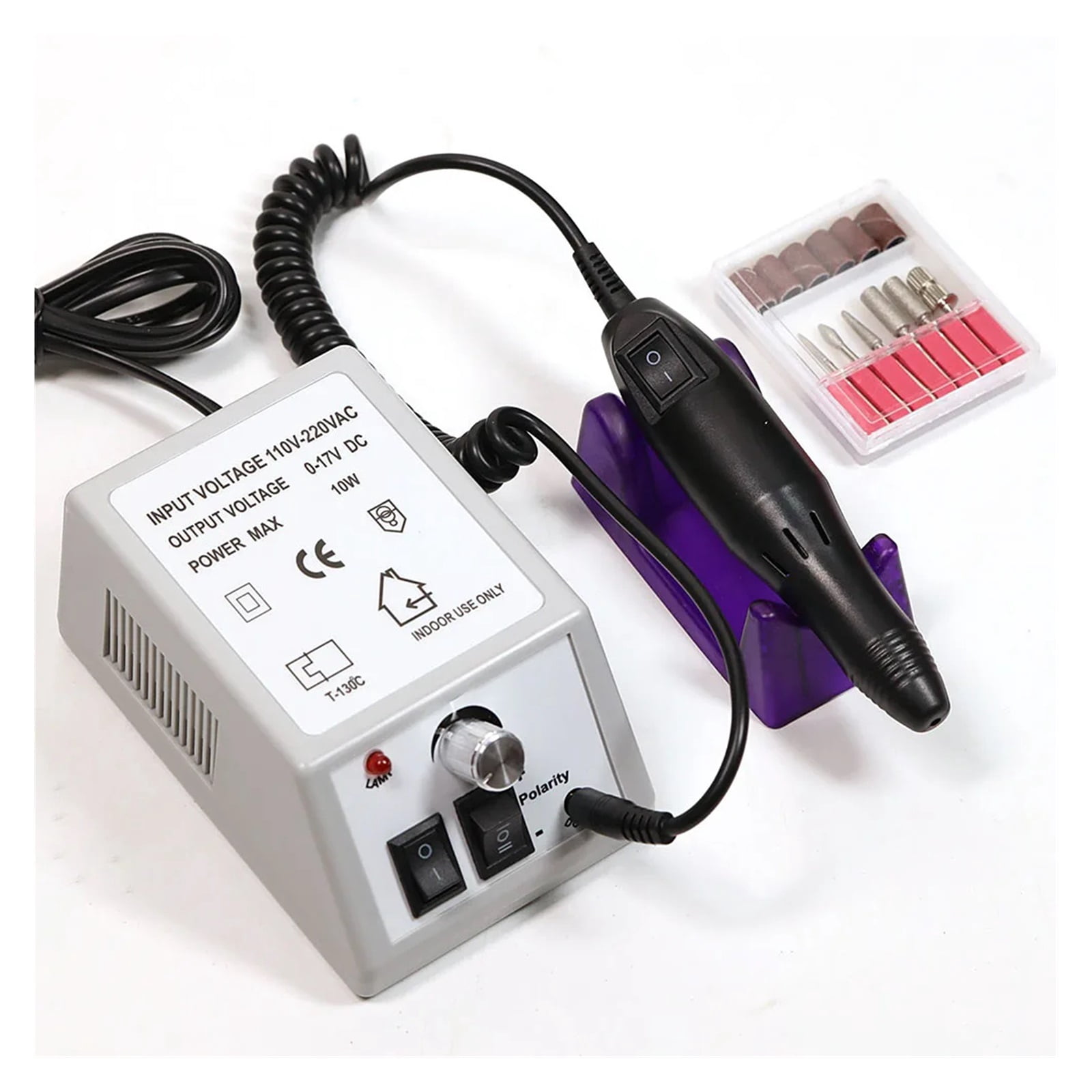 Professional Electric Nail Drill Machine Set Nail Files Drill Bits Gel Polish Remover Portable Nail Polisher Equipment