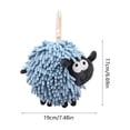 thumbnail image 3 of CaiYueKe Sheep Funny Hand Towels for Bathroom Kitchen - Cute Decorative Sheep Decor Hanging Washcloths Face Towels Super Absorbent Soft - Gift for Friends and Family, 3 of 7